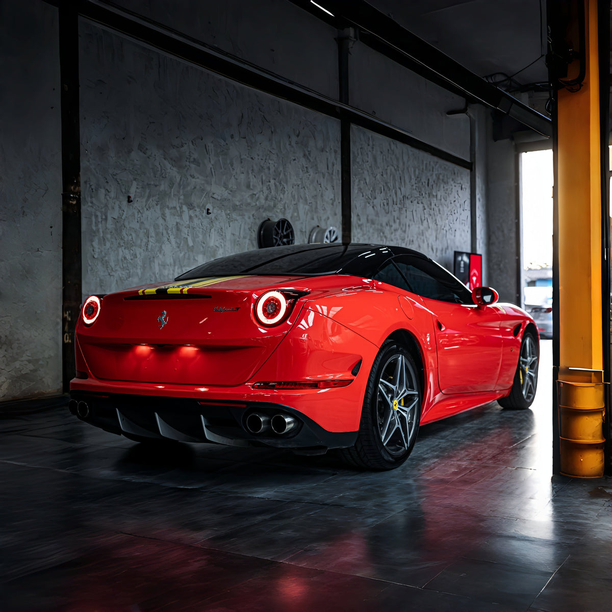 NEOPPF 1004 Ferrari Red rear vehicle showcase