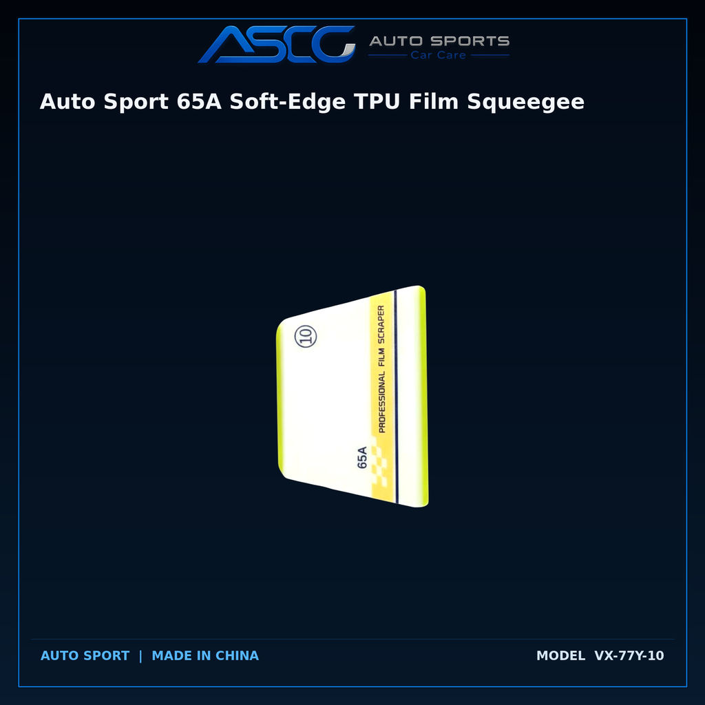 Auto Sport 65A Soft-Edge TPU Film Squeegee – Auto Sport | AUTO SPORTS CAR CARE