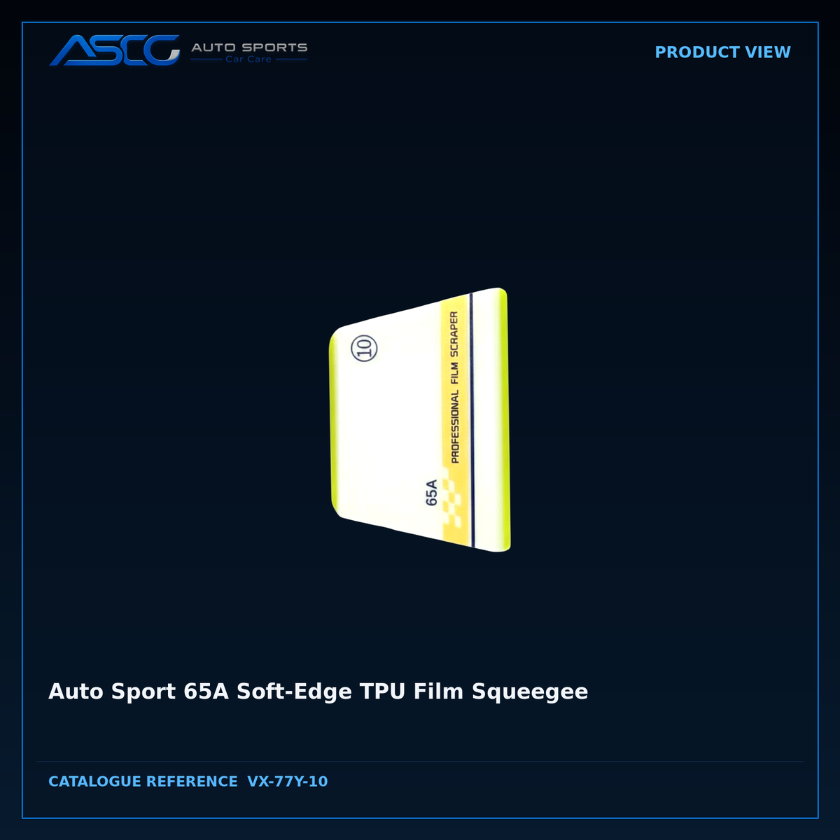 Auto Sport 65A Soft-Edge TPU Film Squeegee – Auto Sport | AUTO SPORTS CAR CARE (view 2)