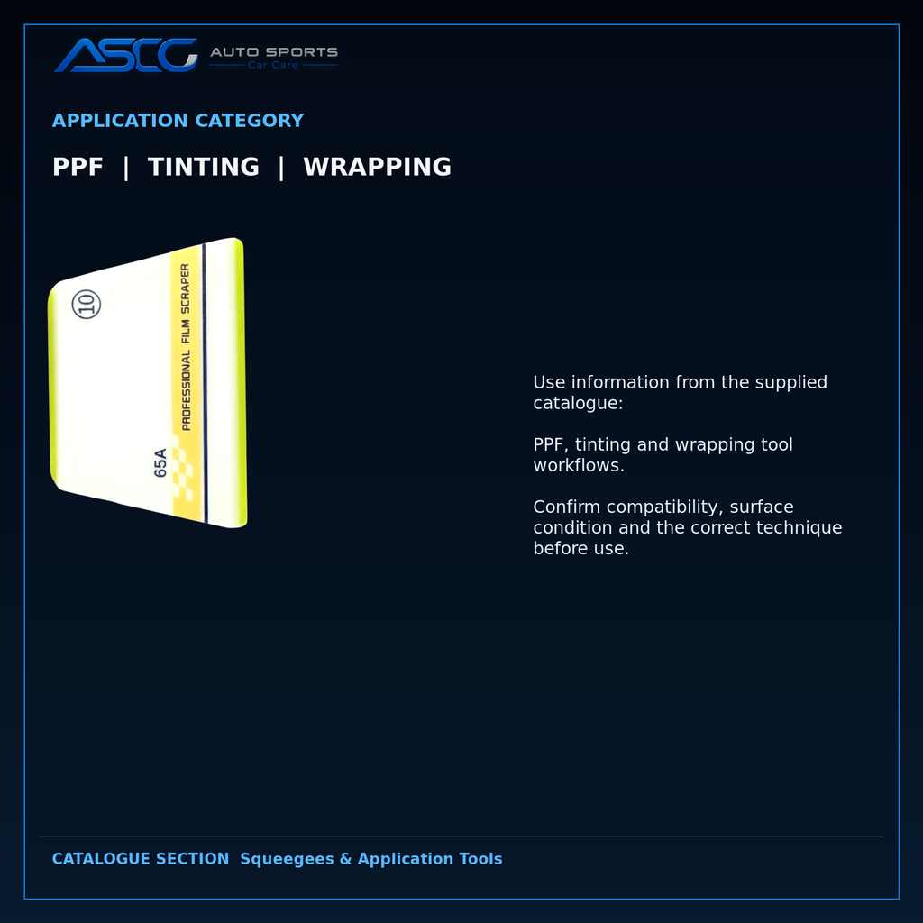 Auto Sport 65A Soft-Edge TPU Film Squeegee – Auto Sport | AUTO SPORTS CAR CARE (view 4)