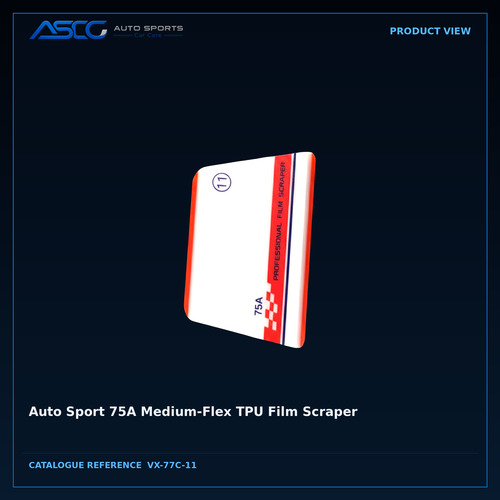 Auto Sport 75A Medium-Flex TPU Film Scraper – Auto Sport | AUTO SPORTS CAR CARE (view 2)