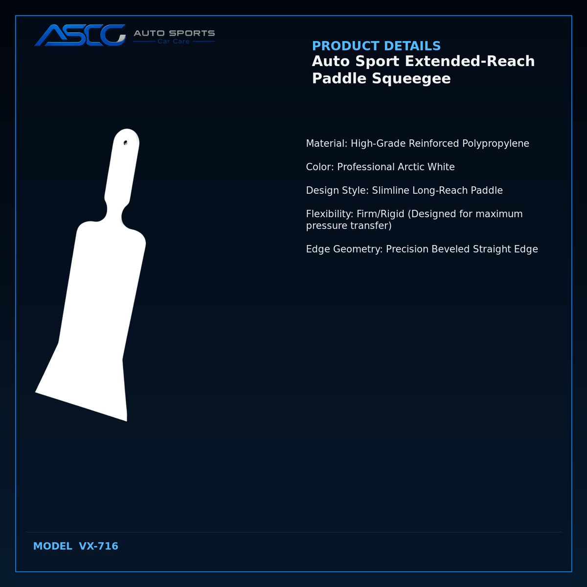 Auto Sport Extended-Reach Paddle Squeegee – Auto Sport | AUTO SPORTS CAR CARE (view 3)