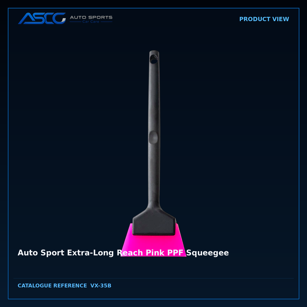 Auto Sport Extra-Long Reach Pink PPF Squeegee – Auto Sport | AUTO SPORTS CAR CARE (view 2)