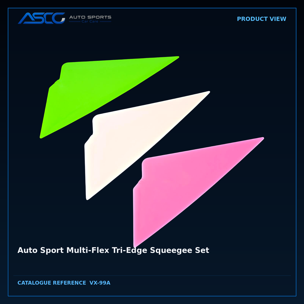 Auto Sport Multi-Flex Tri-Edge Squeegee Set – Auto Sport | AUTO SPORTS CAR CARE (view 2)