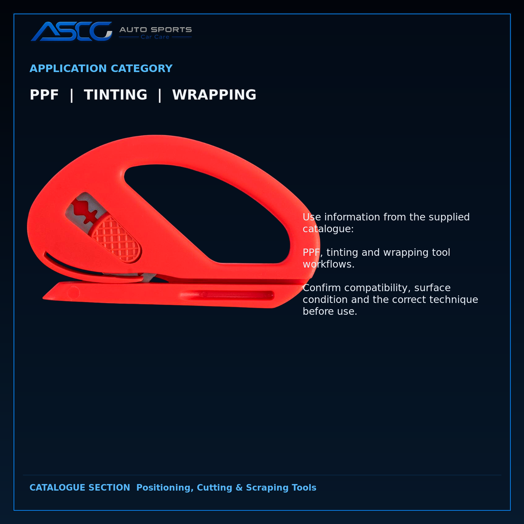 Auto Sport Precision Back-Paper Vinyl & Film Safety Cutter – Auto Sport | AUTO SPORTS CAR CARE (view 4)