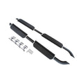 Land Rover Defender Fixed Side Step – Black/Silver with Logo VPLEP0392SLLG – AUTO SPORTS CAR CARE