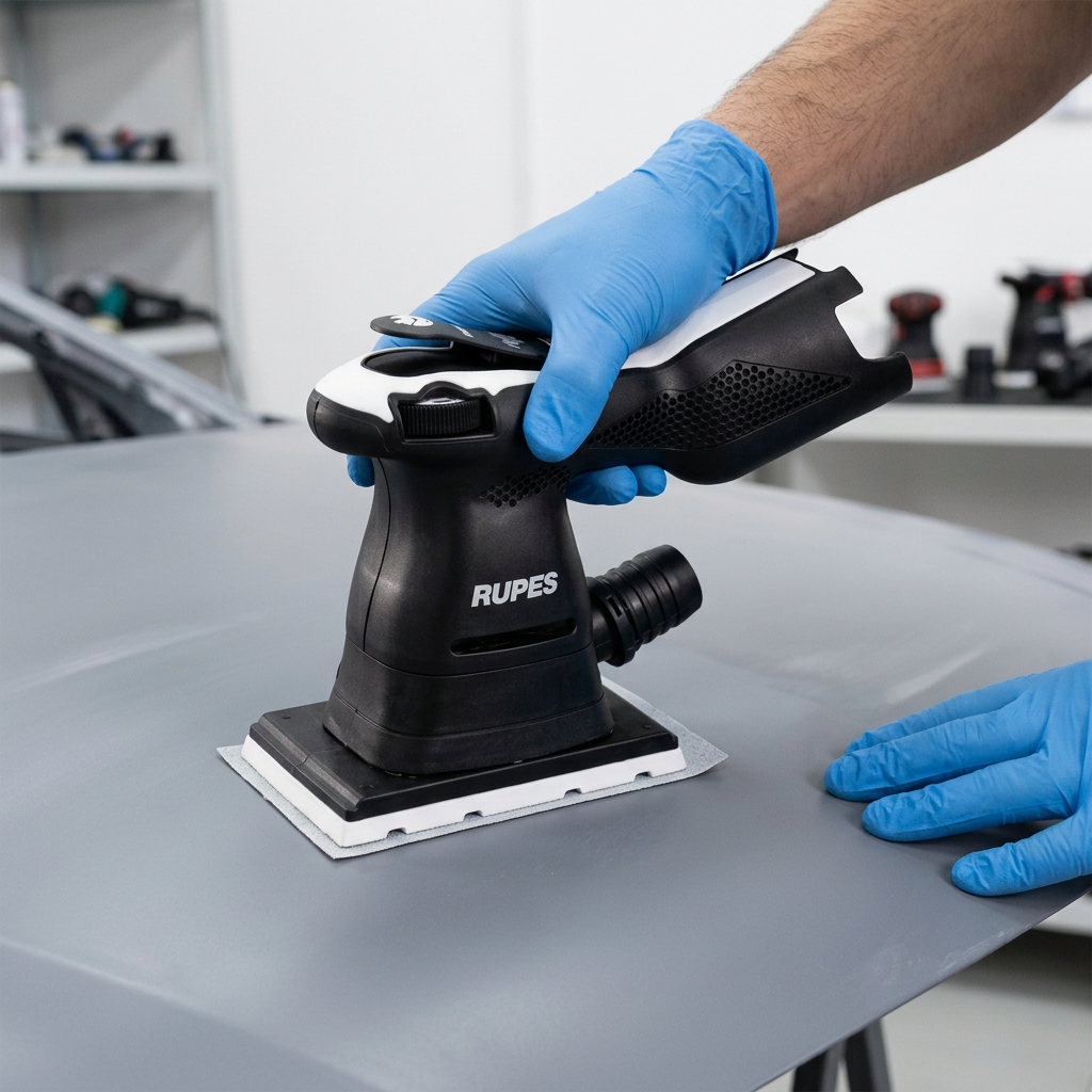 RUPES HSE73 Mini iBrid Sander - 80 x 130 mm