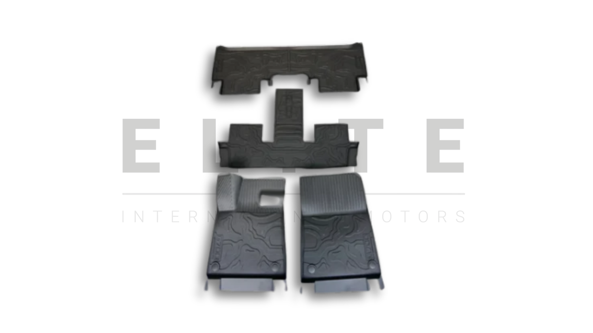 Jetour G700 Floor Mats – Rubber, 6 Seats Luxury – AUTO SPORTS CAR CARE