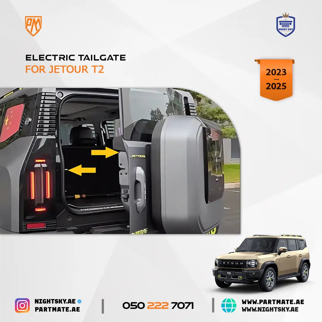 Jetour T2 electric tailgate kit — original supplier image 2