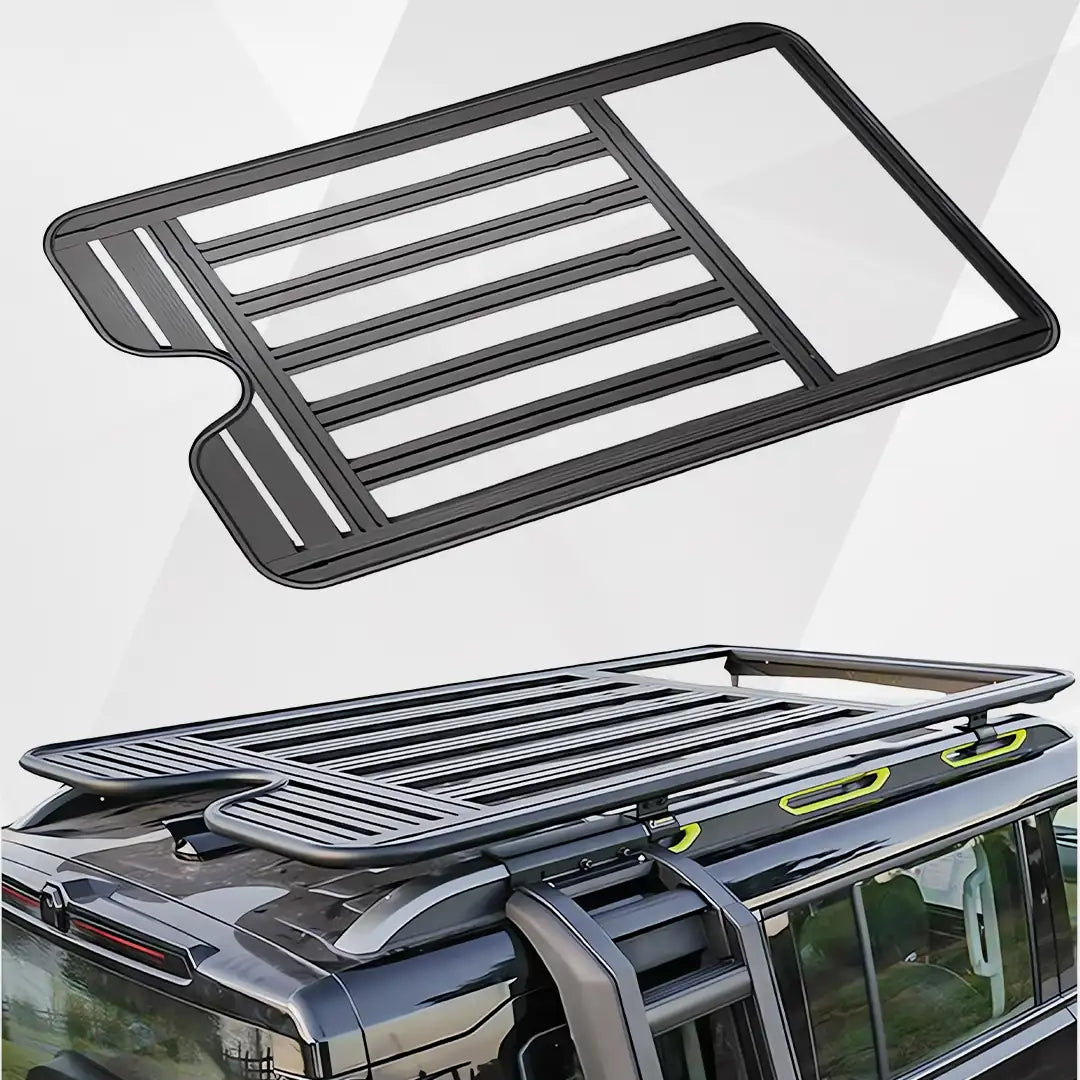 Jetour T2 full aluminium roof rack — original supplier image 1