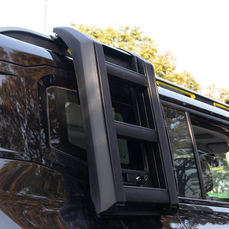 Jetour T2 Rear Ladder – Defender Design (Black) – AUTO SPORTS CAR CARE (view 2)