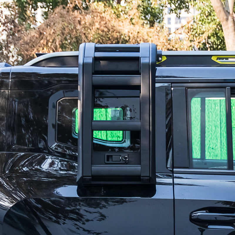 Jetour T2 Rear Ladder – Defender Design (Black) – AUTO SPORTS CAR CARE (view 3)