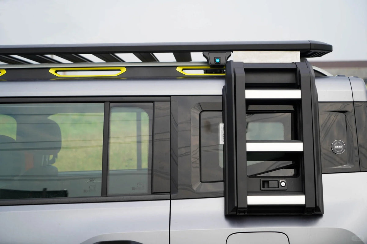 Jetour T2 Rear Ladder – Defender Design (Silver) – AUTO SPORTS CAR CARE (view 7)