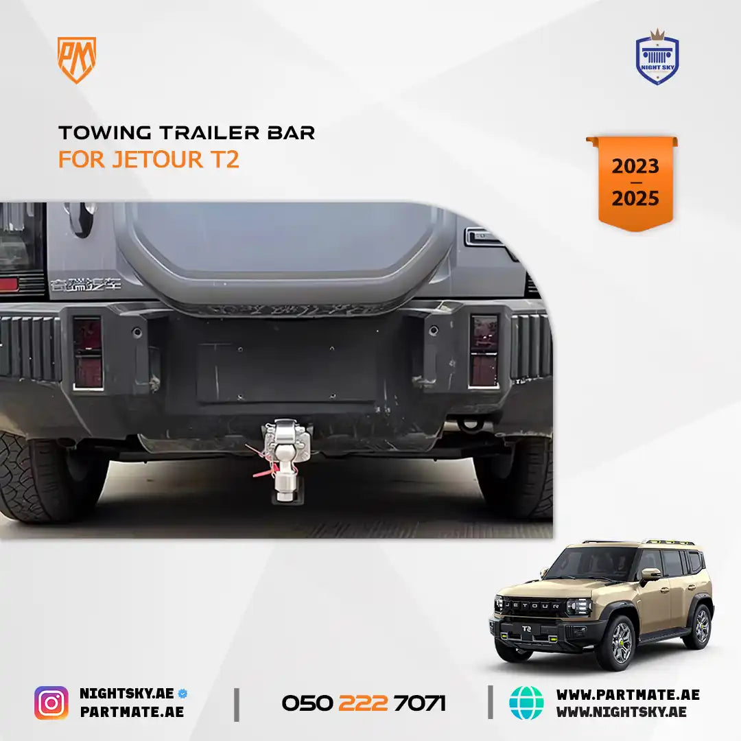 Jetour T2 towing trailer bar — original supplier image 4