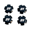 Jetour T2 black wheel hub covers — complete original set