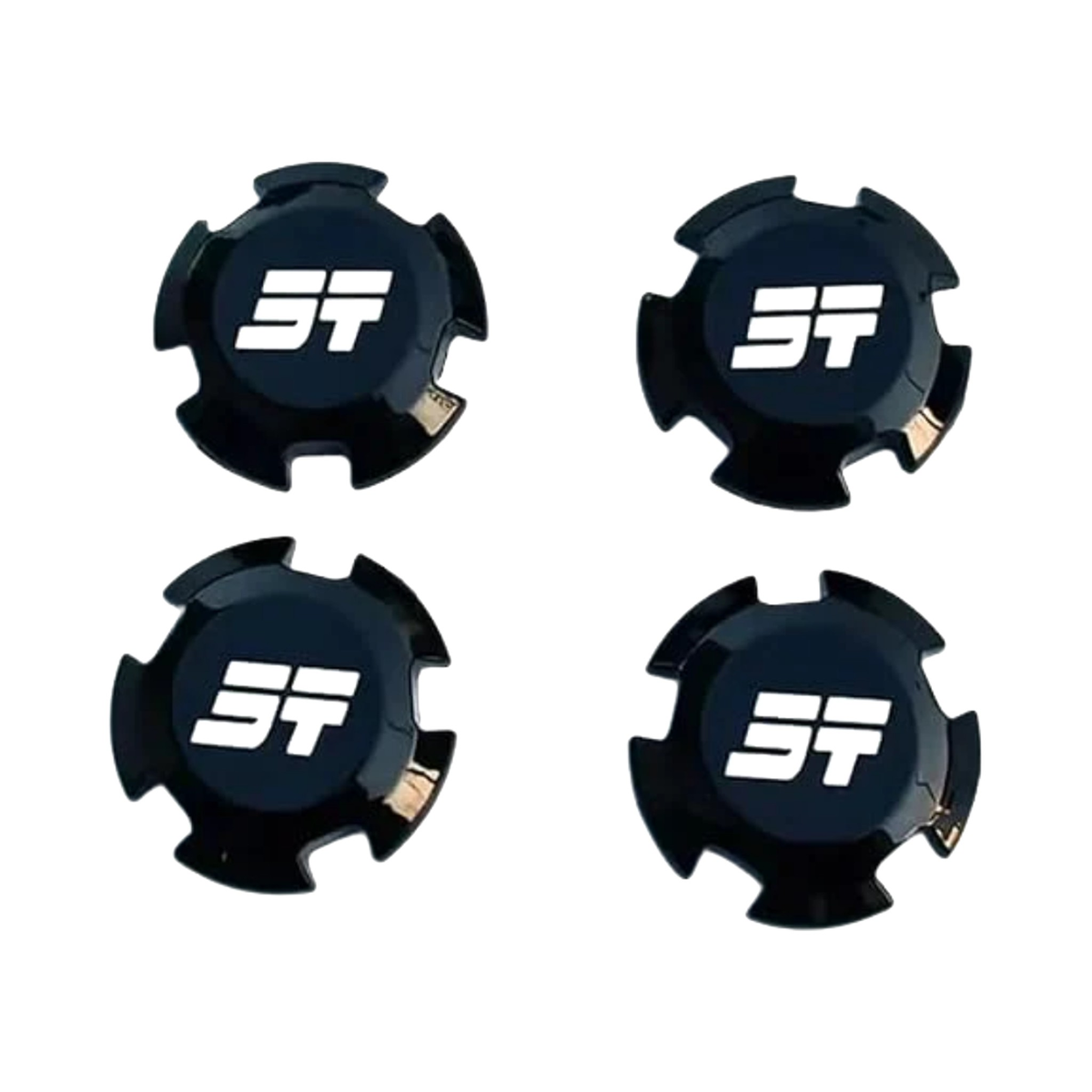 Jetour T2 black wheel hub covers — complete original set