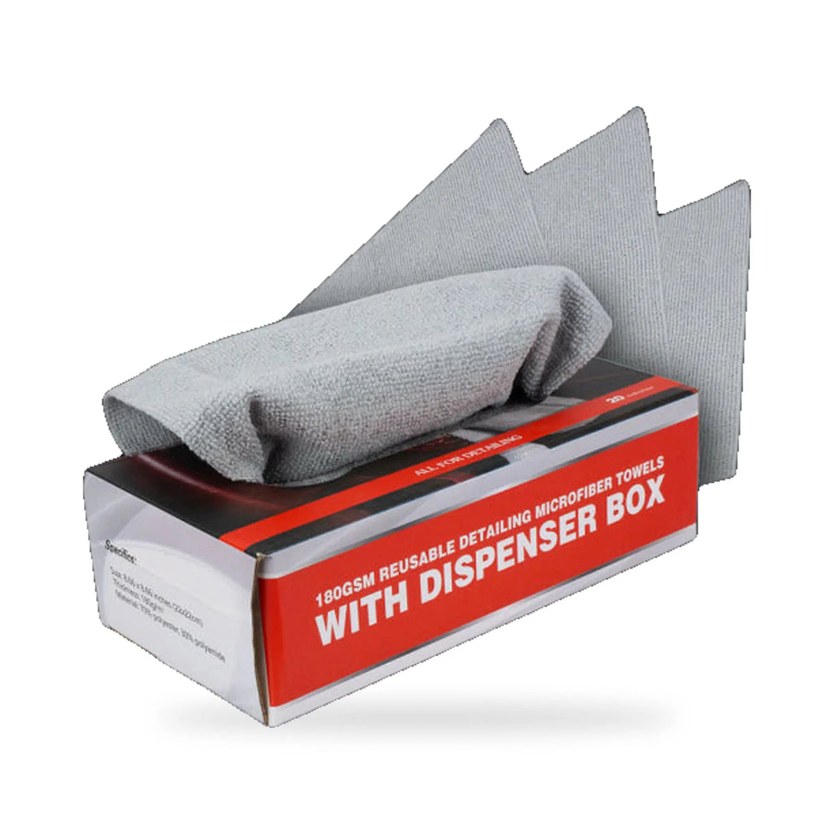 MaxShine 180GSM Edgeless Microfiber Cloths – 1102222G, 20/Box – MaxShine - AUTO SPORTS CAR CARE