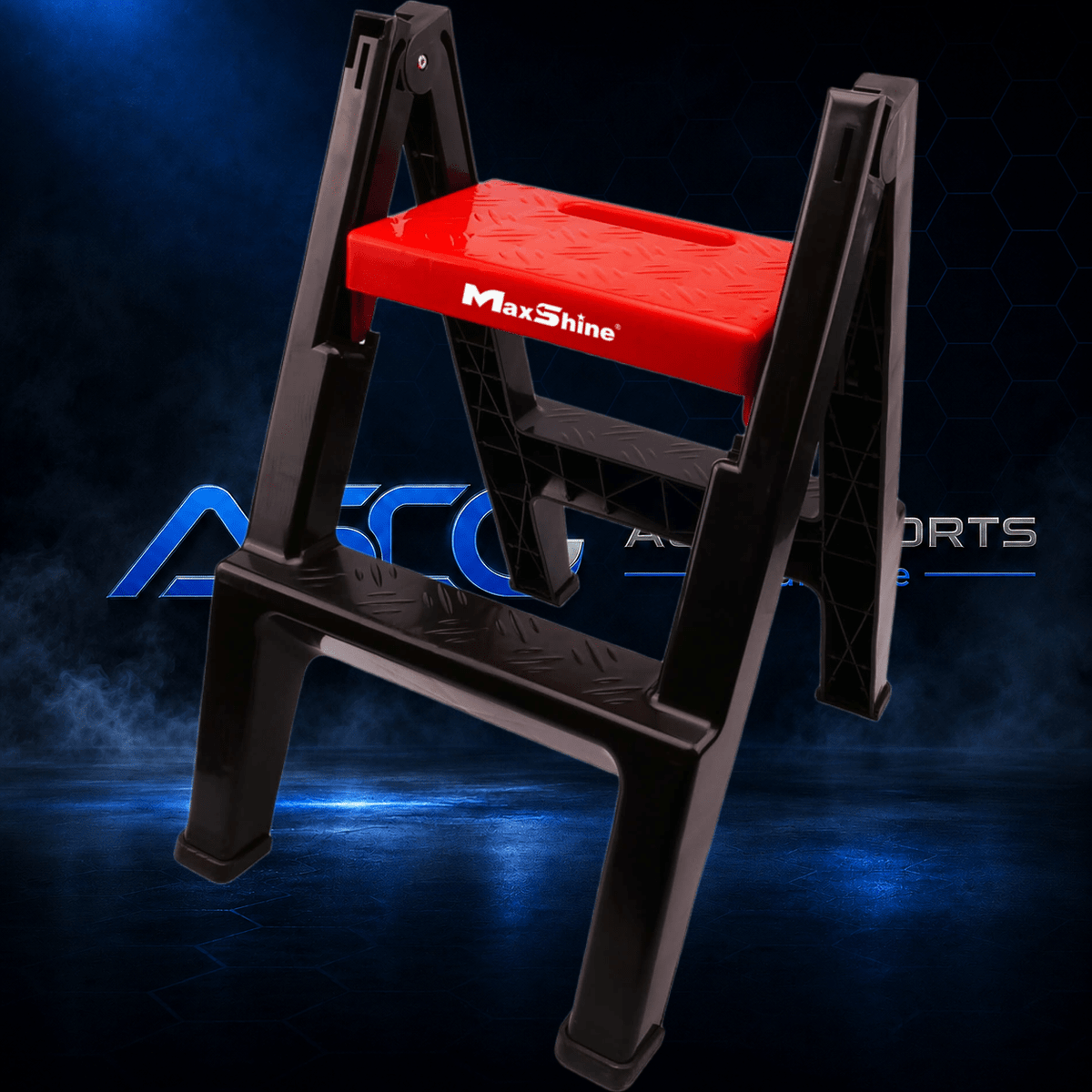 MaxShine 702305 Folding Step Stool – Two Steps – MaxShine | AUTO SPORTS CAR CARE (view 2)