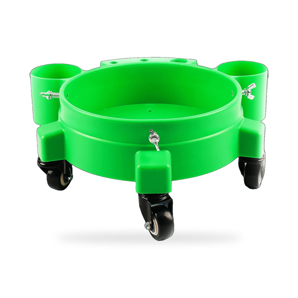 MaxShine 702311 Rolling Bucket Dolly – Green – MaxShine | AUTO SPORTS CAR CARE