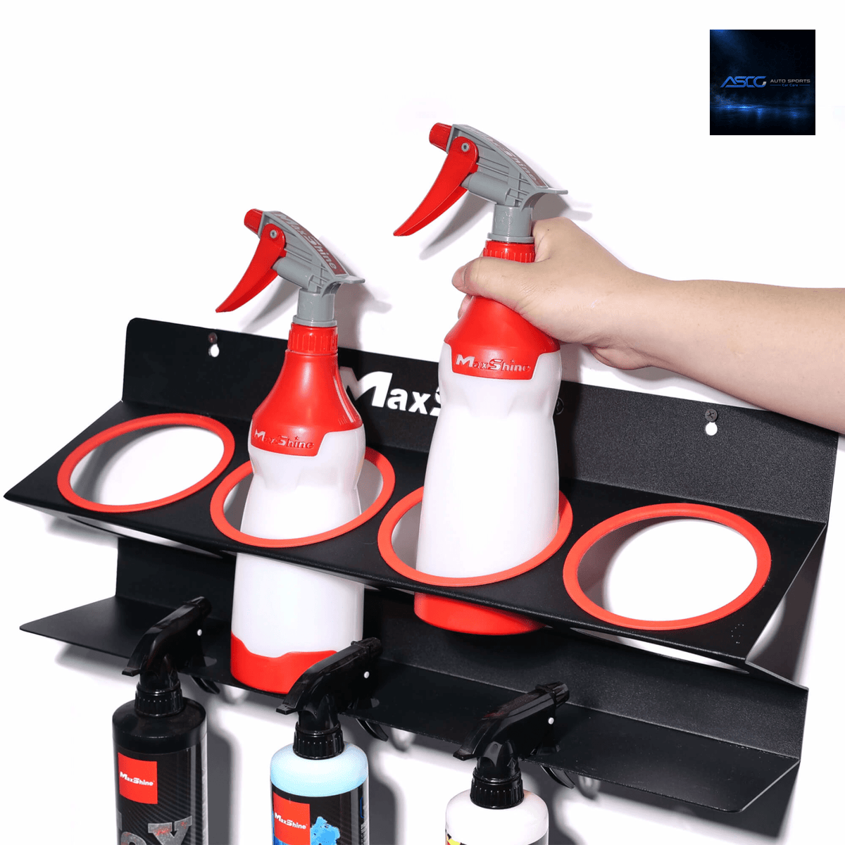 MaxShine H03EH 34oz Spray Bottle & Compound Holder – 4 Bottle – MaxShine | AUTO SPORTS CAR CARE (view 4)