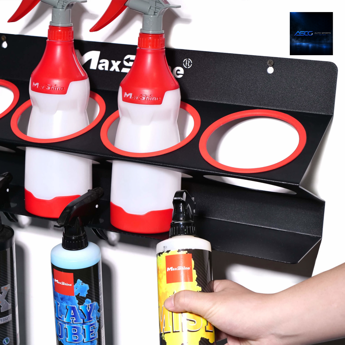 MaxShine H03EH 34oz Spray Bottle & Compound Holder – 4 Bottle – MaxShine | AUTO SPORTS CAR CARE (view 5)