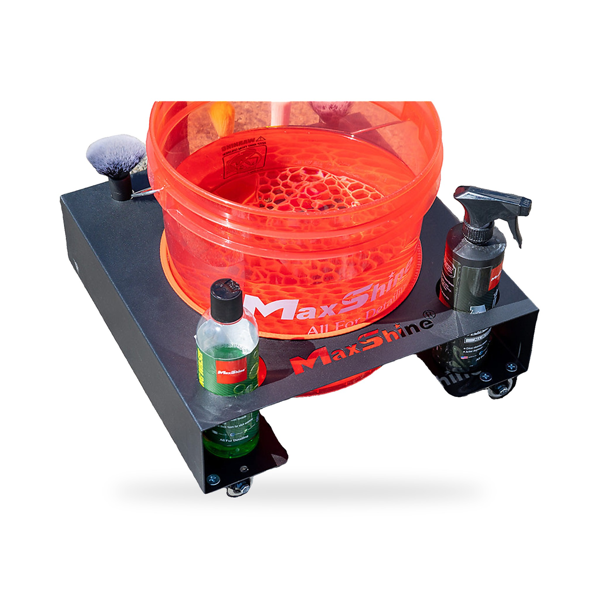 MaxShine H12 Detailing Bucket Dolly – Coated Steel – MaxShine | AUTO SPORTS CAR CARE (view 5)