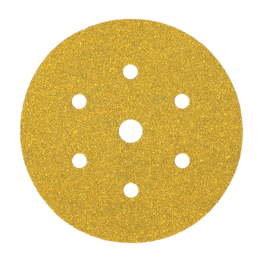 Mirka Gold Disc P80 – 100 pcs, 150 mm Grip, 7 Holes – Mirka | AUTO SPORTS CAR CARE