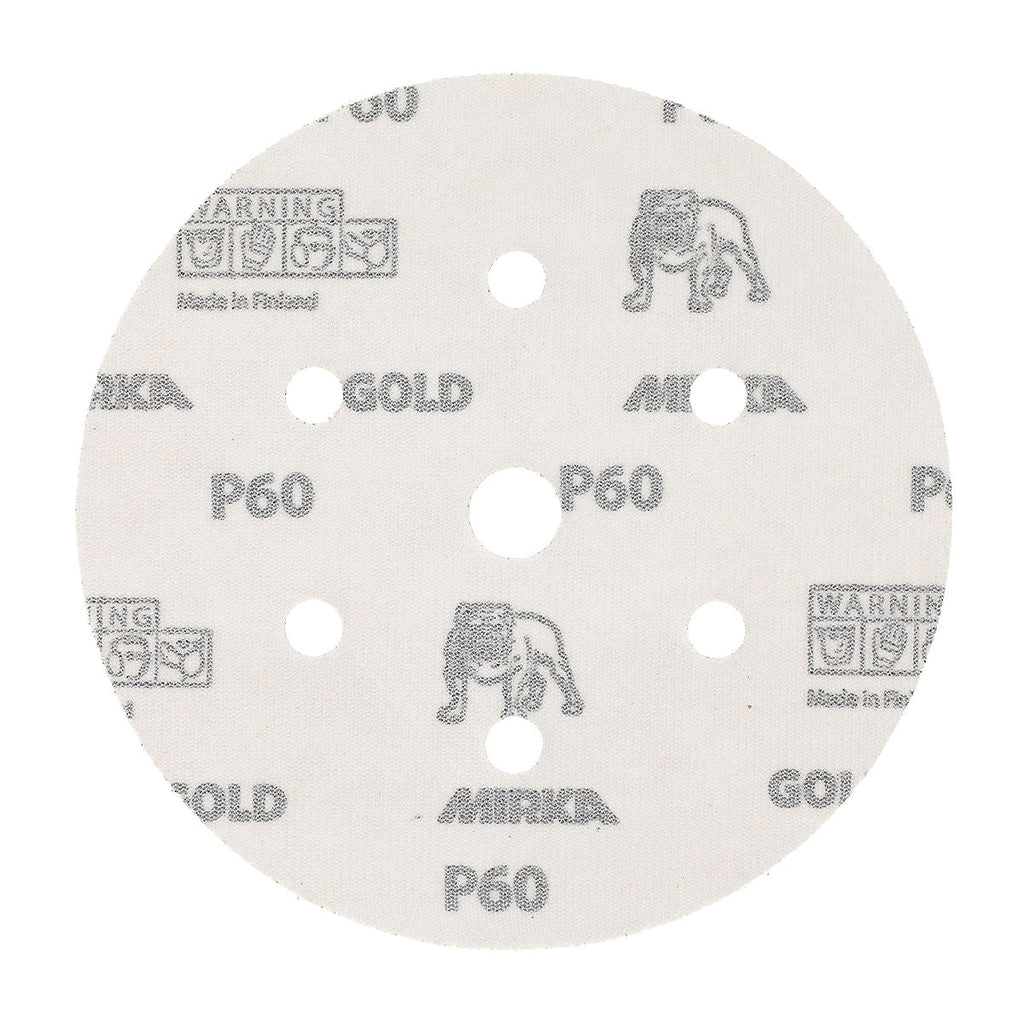 Mirka Gold Disc P150 – 100 pcs, 150 mm Grip, 7 Holes – Mirka | AUTO SPORTS CAR CARE (view 2)