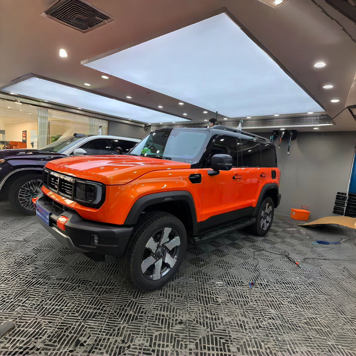 NEOPPF 1009 Racing Orange wrap sample