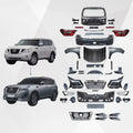 Nissan Patrol Y62 2010–2019 body kit conversion to newer 2023/2024 style