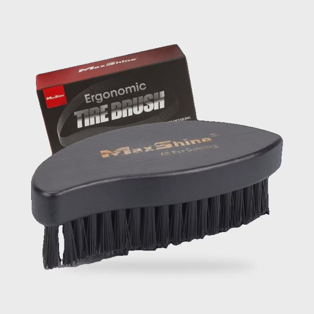 MaxShine Ergonomic Tire Cleaning Brush – 7012004 - product showcase video (MaxShine) | AUTO SPORTS CAR CARE