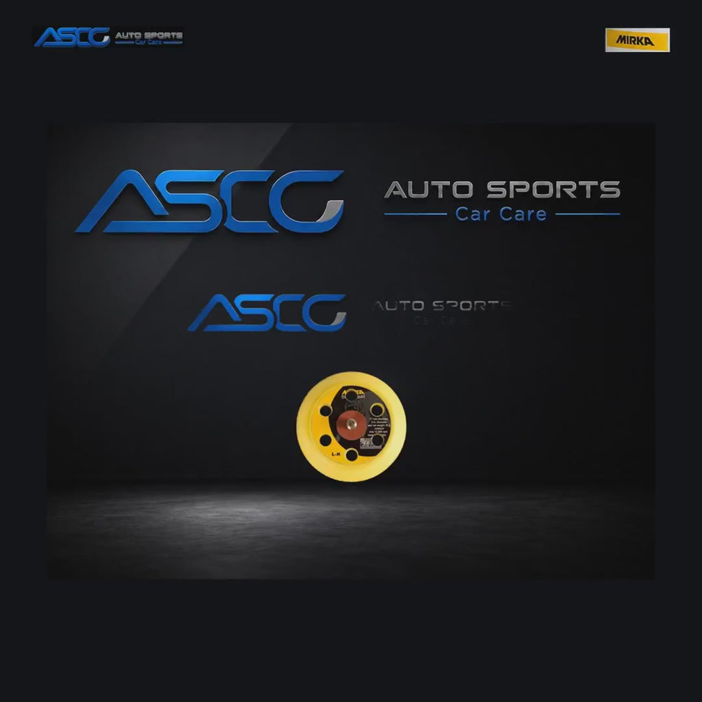 Mirka Backing Pad Ø77 mm 1/4 6H - product showcase video (Mirka) | AUTO SPORTS CAR CARE