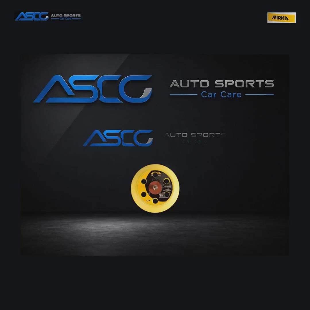 Mirka Backing Pad Ø77 mm 1/4 6H - product showcase video (Mirka) | AUTO SPORTS CAR CARE