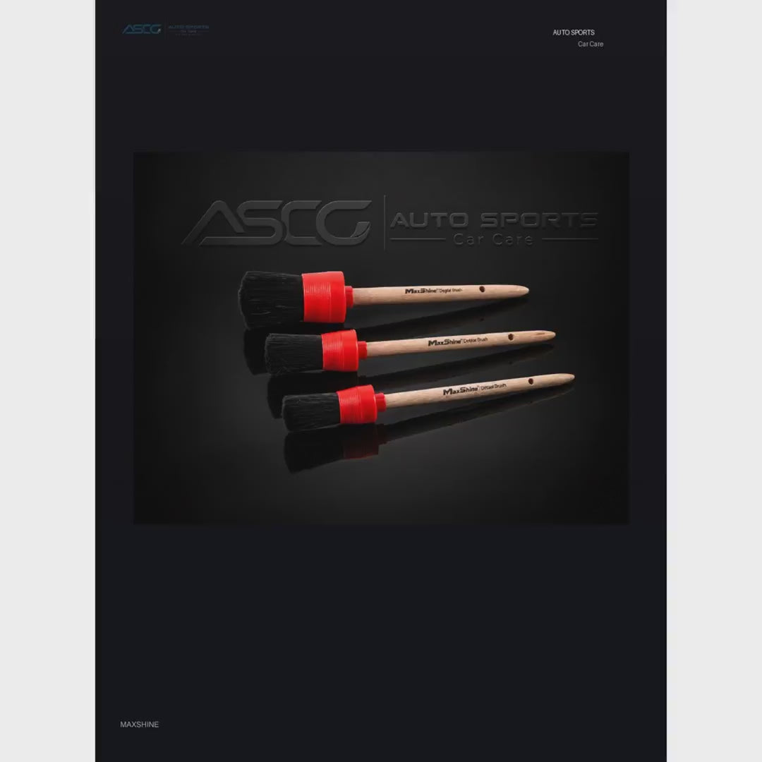 MaxShine Auto Detailing Brush Set – 3 Pieces, 704610 - product showcase video (MaxShine) | AUTO SPORTS CAR CARE