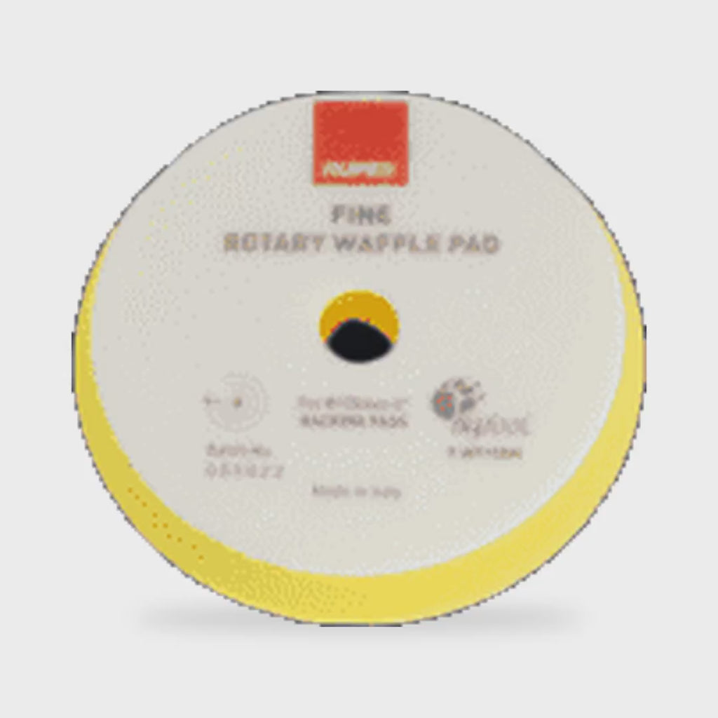 RUPES Rotary Waffle Foam Polishing Pad - product showcase video (Rupes) | AUTO SPORTS CAR CARE