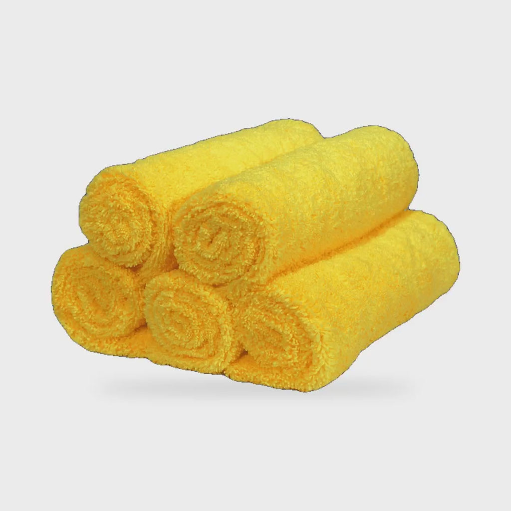 MaxShine Polish Removal Microfiber Towel – Yellow, 380GSM, 40 x 60 cm, 1240605Y, 5 Pack - product showcase video (MaxShine) | AUTO SPORTS CAR CARE