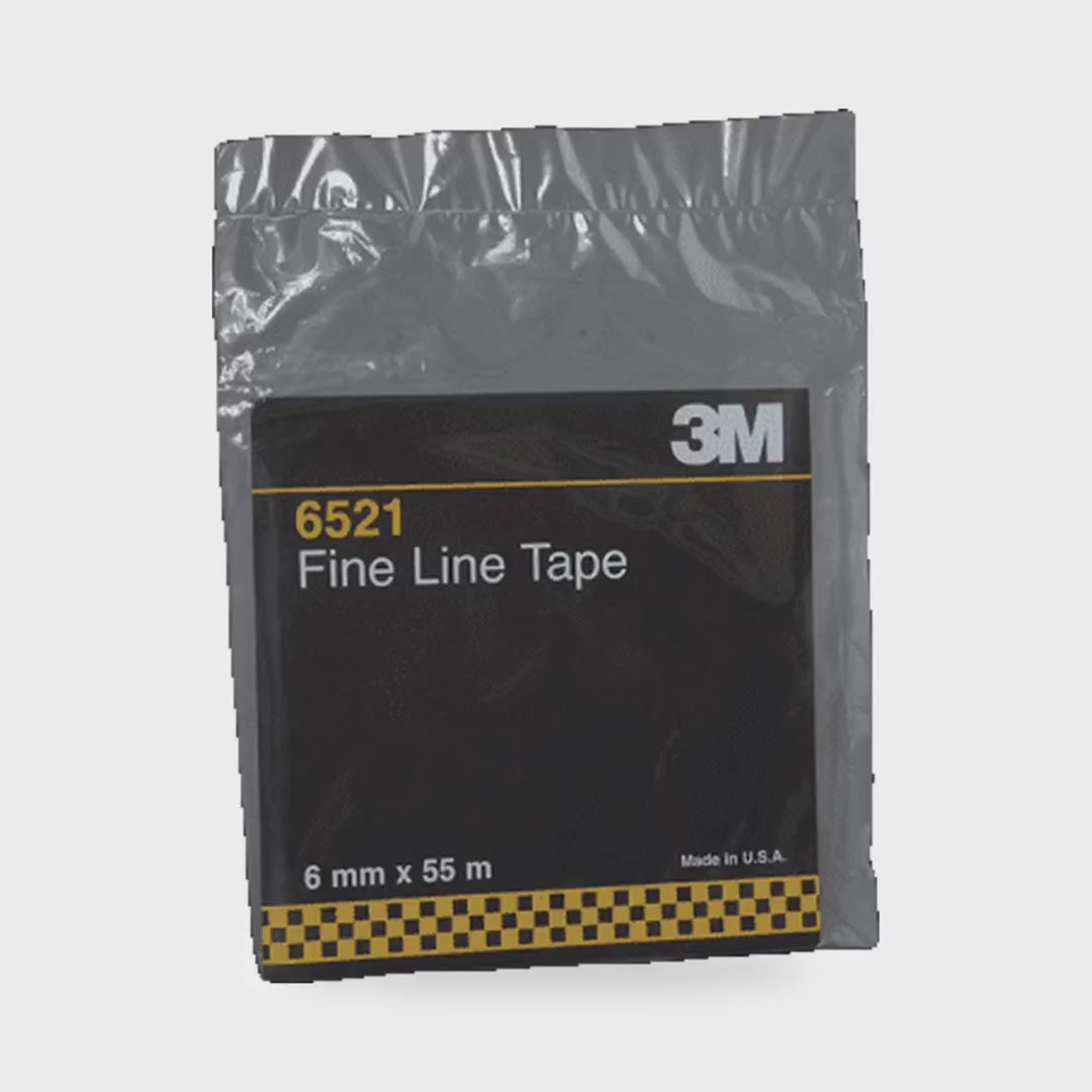 3M Fine Line Tape 6521 6 mm x 55 m - product showcase video (3M) | AUTO SPORTS CAR CARE