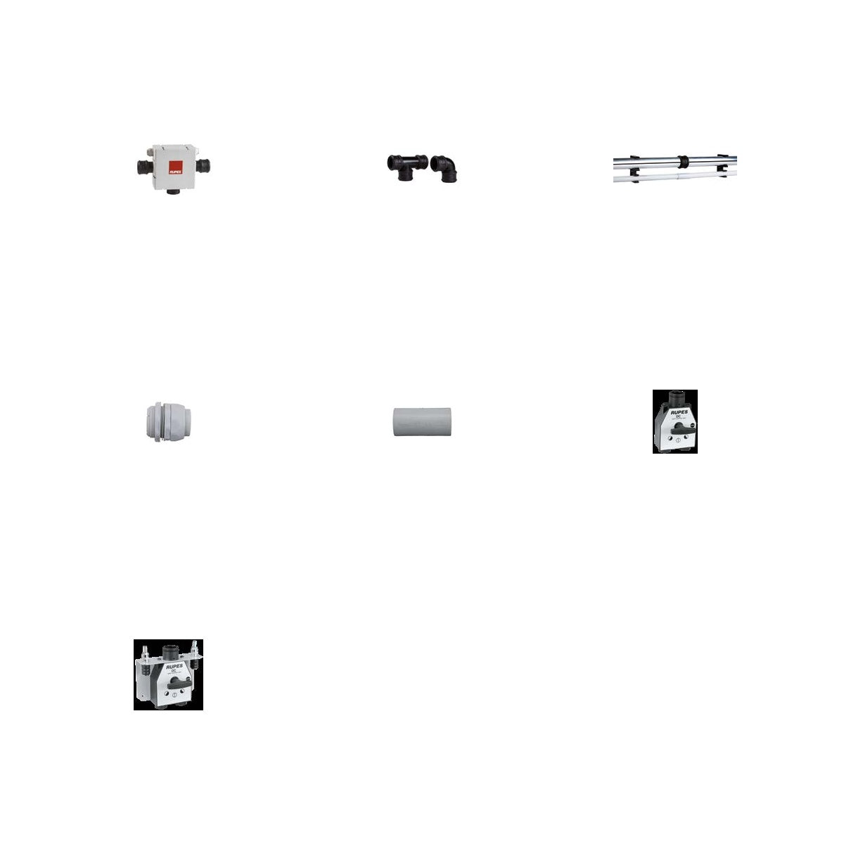 RUPES Dust Extraction Pipework Fittings, Junction Boxes & Manual Terminals – Rupes | AUTO SPORTS CAR CARE