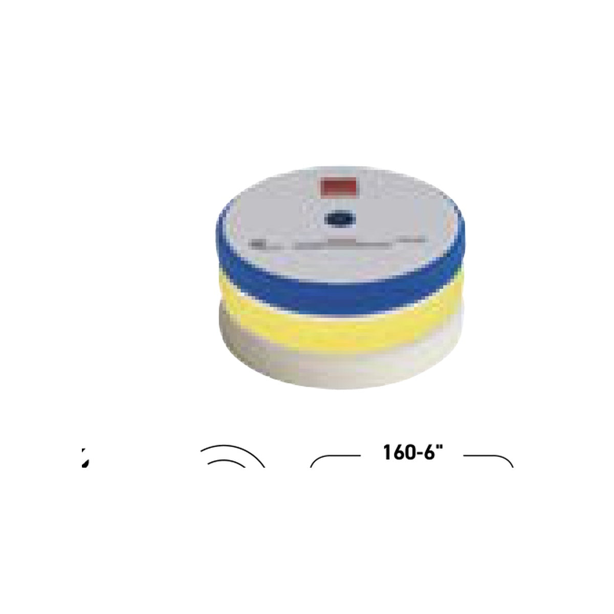 RUPES Rotary Foam Polishing Pads – 160 mm – Rupes | AUTO SPORTS CAR CARE