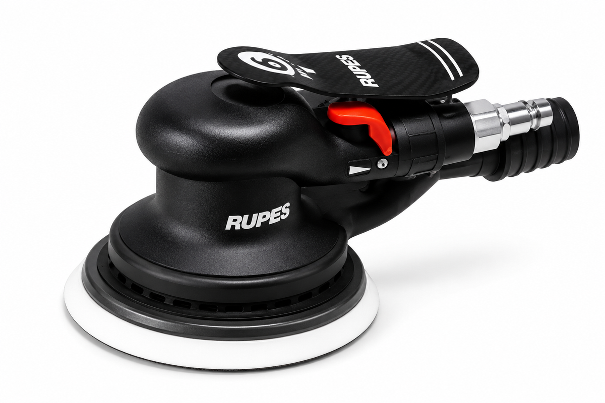 RUPES RH329A Skorpio III pneumatic random orbital sander, 125 mm, studio product image