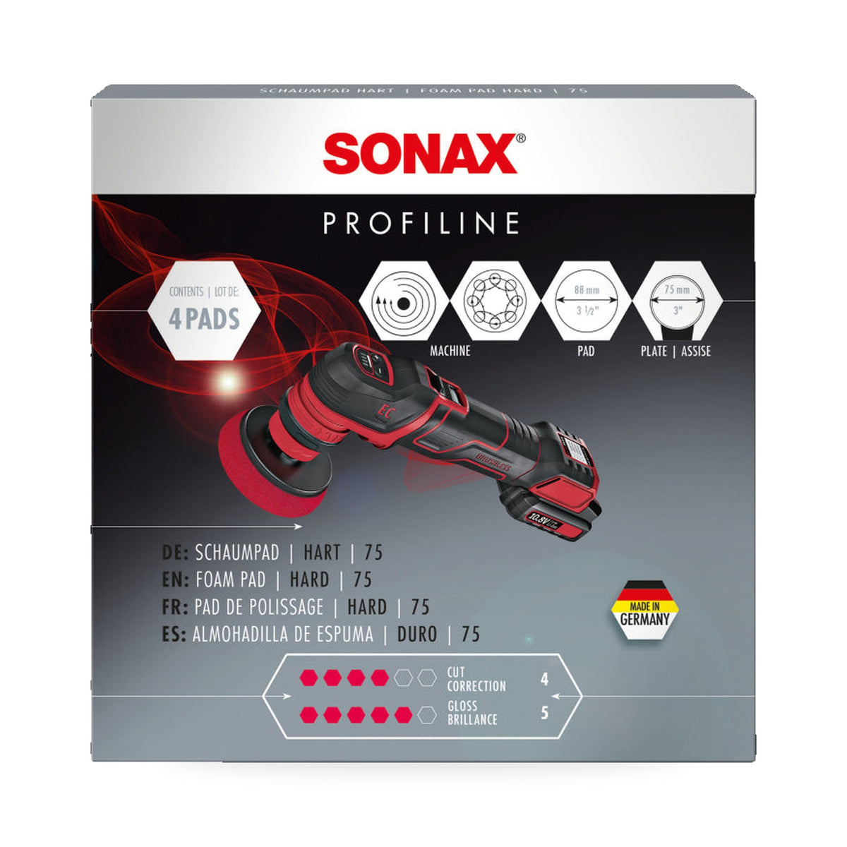 SONAX PROFILINE Foam Pad Hard – SONAX | AUTO SPORTS CAR CARE (view 2)