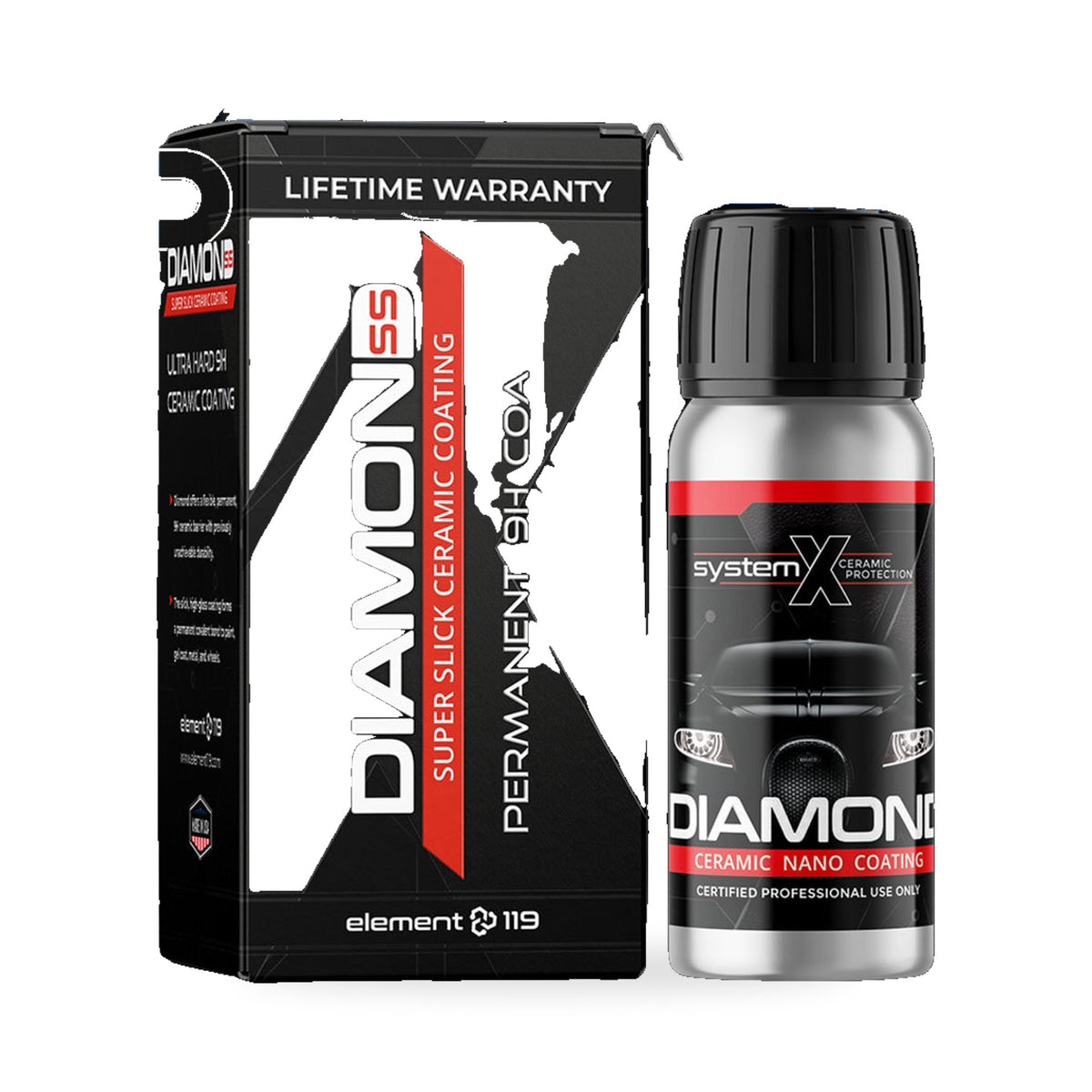 System X Diamond SS Ceramic Nano Coating 65 ml – System X | AUTO SPORTS CAR CARE
