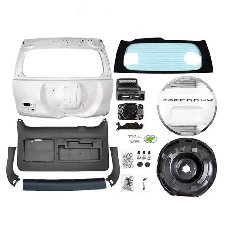 Toyota Land Cruiser Prado FJ150 rear door and spare tyre cover kit, 2010–2021